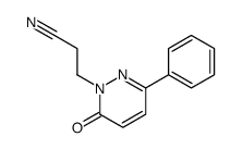 3-(6-oxo-3-phenylpyridazin-1-yl)propanenitrile结构式