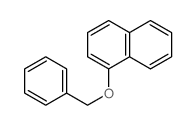 1-(苄氧基)萘结构式