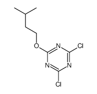 2,4-dichloro-6-(3-methylbutoxy)-1,3,5-triazine结构式