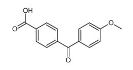 4-(4-methoxybenzoyl)benzoic acid结构式