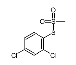 2,4-dichloro-1-methylsulfonylsulfanylbenzene结构式