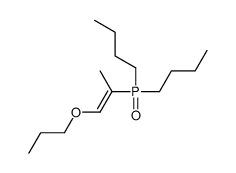 1-[butyl(1-propoxyprop-1-en-2-yl)phosphoryl]butane Structure