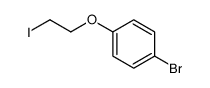 1-bromo-4-(2-iodoethoxy)benzene Structure