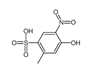 4-hydroxy-2-methyl-5-nitrobenzenesulfonic acid结构式