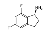 (1S)-5,7-二氟-2,3-二氢-1H-茚-1-胺图片