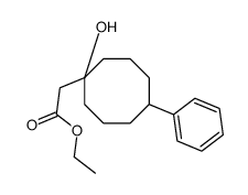 ethyl 2-(1-hydroxy-5-phenylcyclooctyl)acetate Structure