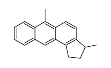 2,3-Dihydro-3,6-dimethyl-1H-cyclopent[a]anthracene结构式