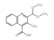 2-(dimethoxymethyl)-3-methyl-quinoline-4-carboxylic acid picture