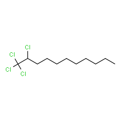 1,1,1,2-Tetrachloroundecane structure