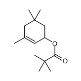 (3,5,5-trimethylcyclohex-2-en-1-yl) 2,2-dimethylpropanoate结构式