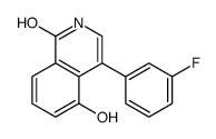 4-(3-fluorophenyl)-5-hydroxy-2H-isoquinolin-1-one Structure