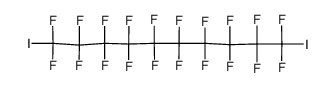 1,10-diiodoperfluorodecane Structure