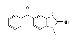 2-Amino-5-benzoyl-1-methylbenzimidazole Structure