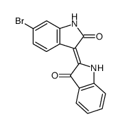 6-Bromoindirubin Structure