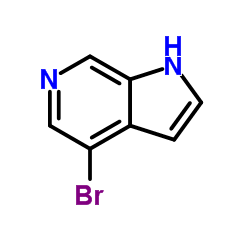 4-溴-1H-吡咯并[2,3-c]吡啶结构式