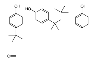 4-tert-butylphenol,formaldehyde,phenol,4-(2,4,4-trimethylpentan-2-yl)phenol Structure