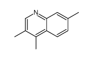 3,4,7-trimethylquinoline结构式