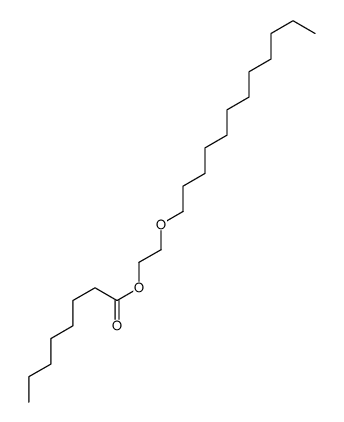 Alpha-(1-氧代辛基)-Ω-(十二烷基氧)-聚环氧乙烷结构式