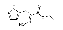 ethyl (2-hydroxyimino)-3-(2-pyrrolyl)propanoate Structure