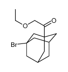 1-(3-bromo-1-adamantyl)-2-ethoxyethanone Structure