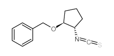 (1S,2S)-(+)-2-BENZYLOXYCYCLOPENTYL ISOTHIOCYANATE Structure