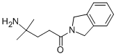 4-amino-1-(isoindolin-2-yl)-4-methylpentan-1-one结构式