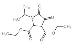 diethyl 4,5-dioxo-1-propan-2-yl-pyrrolidine-2,3-dicarboxylate picture