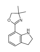 7-(2-Oxazolinyl)indoline结构式