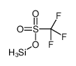 silyl trifluoromethanesulfonate Structure