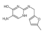 5-amino-2-[(5-methylfuran-2-yl)methylamino]-1H-pyrimidin-6-one Structure