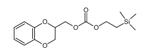 (2,3-dihydrobenzo[b][1,4]dioxin-2-yl)methyl (2-(trimethylsilyl)ethyl) carbonate Structure