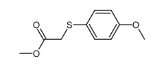 (4-methoxy-phenylsulfanyl)-acetic acid methyl ester图片