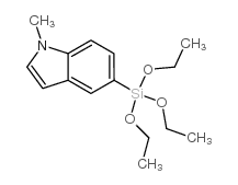 5-(TRIETHOXYSILYL)-1-METHYLINDOLE结构式