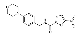 N-[(4-morpholin-4-ylphenyl)methyl]-5-nitrofuran-2-carboxamide Structure