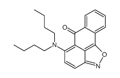 5-dibutylaminoanthra[1,9-c,d]isoxazol-6-one Structure