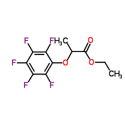 2-PENTAFLUOROPHENYLOXY-PROPIONIC ACID ETHYL ESTER Structure