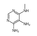 4,5,6-Pyrimidinetriamine, N4-methyl- (9CI) Structure