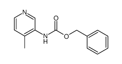 (4-methyl-[3]pyridyl)-carbamic acid benzyl ester Structure