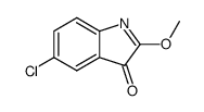 5-chloro-2-methoxy-indol-3-one Structure