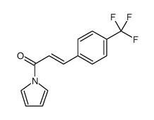 2-Propen-1-one, 1-(1H-pyrrol-1-yl)-3-[4-(trifluoromethyl)phenyl]-, (2E)结构式