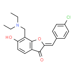 2-(4-chlorobenzylidene)-7-[(diethylamino)methyl]-6-hydroxy-1-benzofuran-3(2H)-one picture