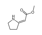 pyrrolidin-2-ylidene-acetic acid methyl ester Structure