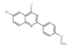 6-溴-4-氯-2-(4-甲氧基-苯基)喹唑啉图片