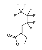 3-(2,2,3,3,4,4,4-heptafluorobutylidene)oxolan-2-one结构式