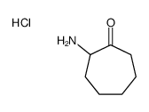 2-aminocycloheptan-1-one,hydrochloride Structure