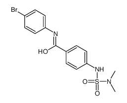 N-(4-bromophenyl)-4-(dimethylsulfamoylamino)benzamide结构式