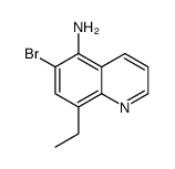 6-bromo-8-ethylquinolin-5-amine结构式