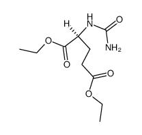 N-氨基甲酰基谷氨酸二乙酯结构式