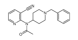 N-(1-benzylpiperidin-4-yl)-N-(3-cyanopyridin-2-yl)acetamide Structure