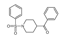 [1-(benzenesulfonyl)piperidin-4-yl]-phenylmethanone Structure